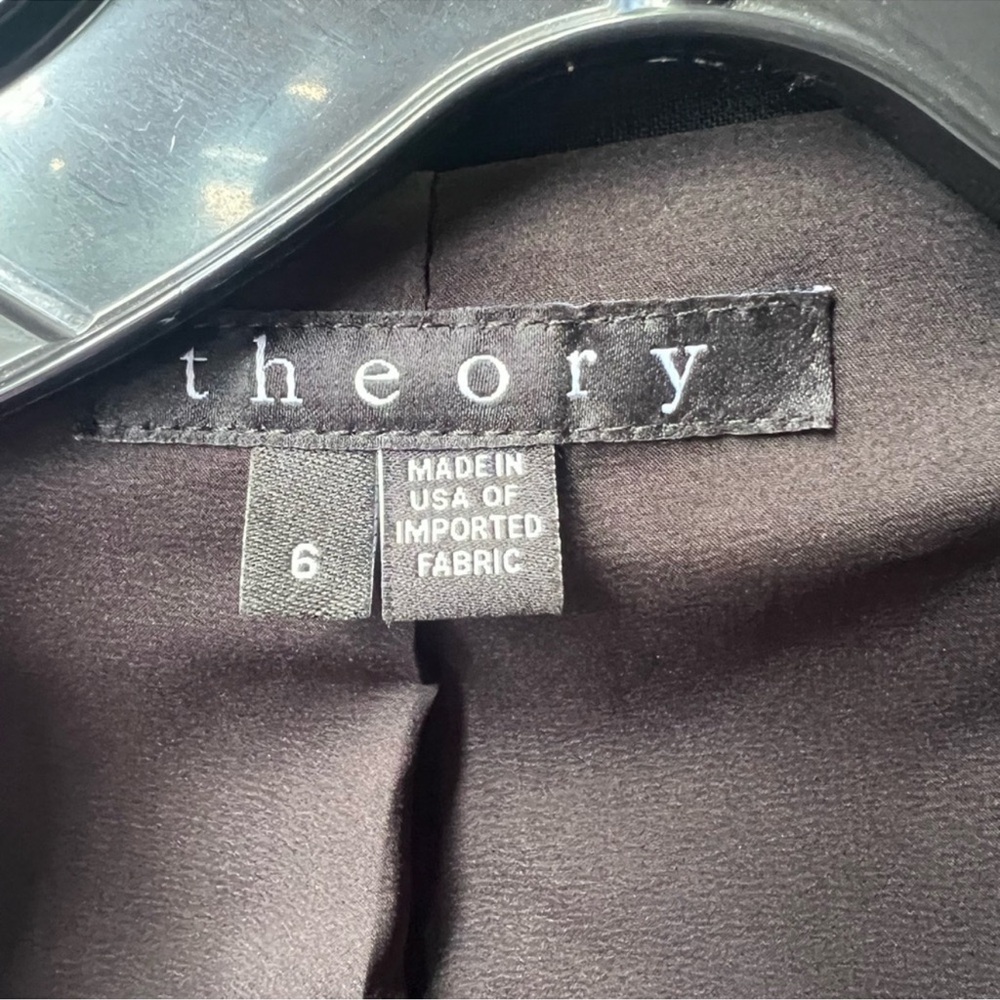 Theory wool single button blazer - image 3